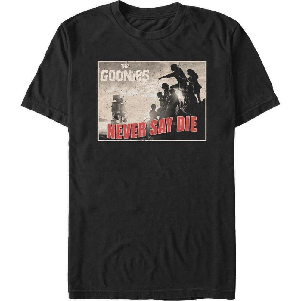 Never Say Die Postcard Goonies Tshirt